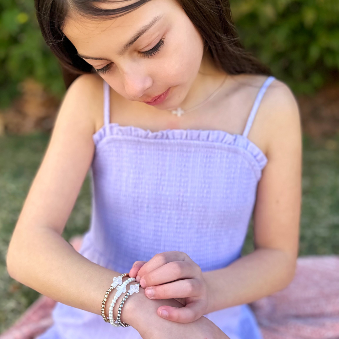 Petite Holy Water Bracelet | Pearl