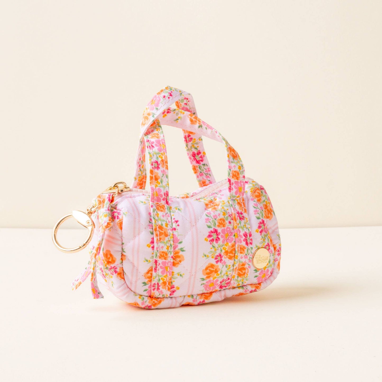 Itty Bitty Duffle Bag Charm | Petal Parade Pink