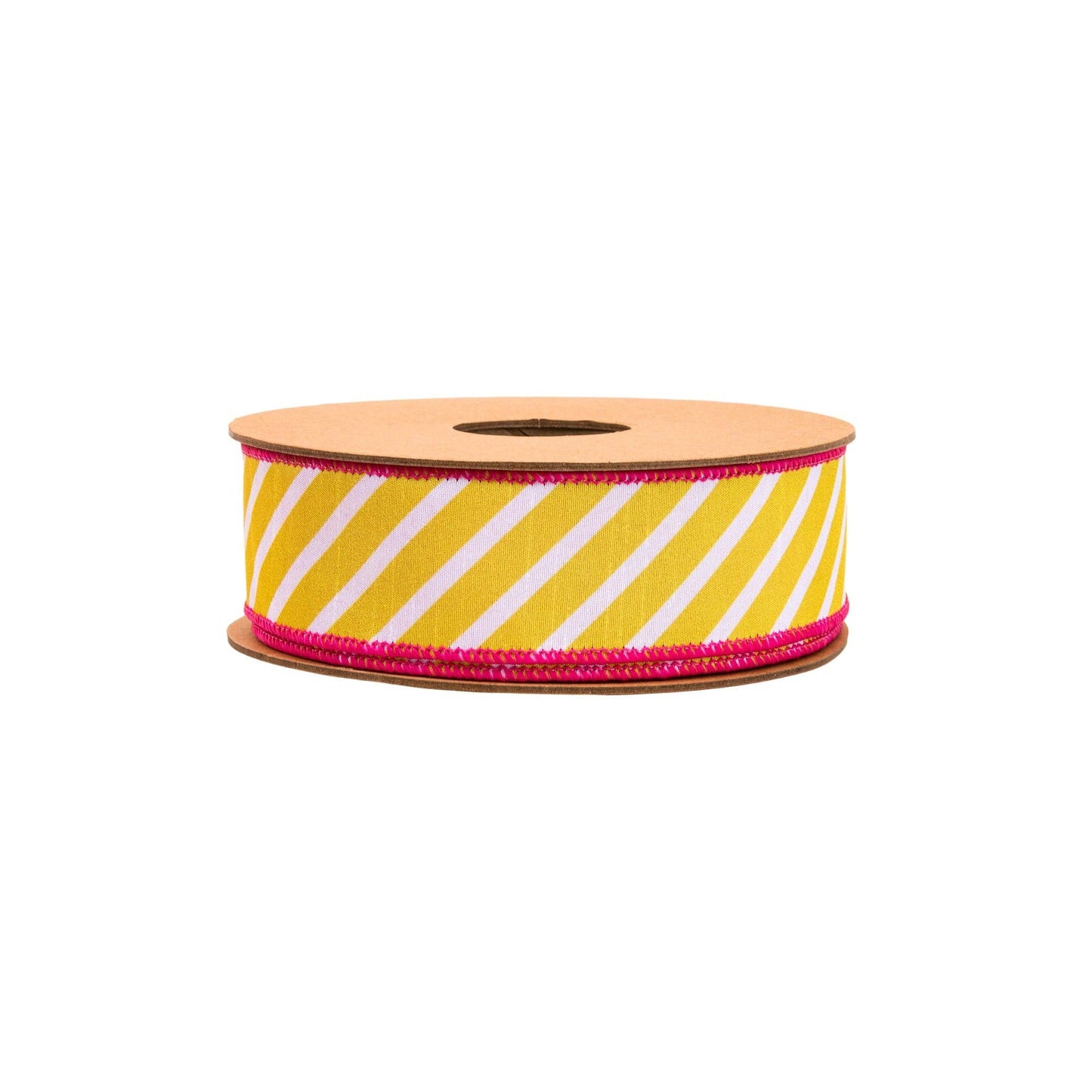 1.5" Wired Ribbon | Yellow/White/Pink