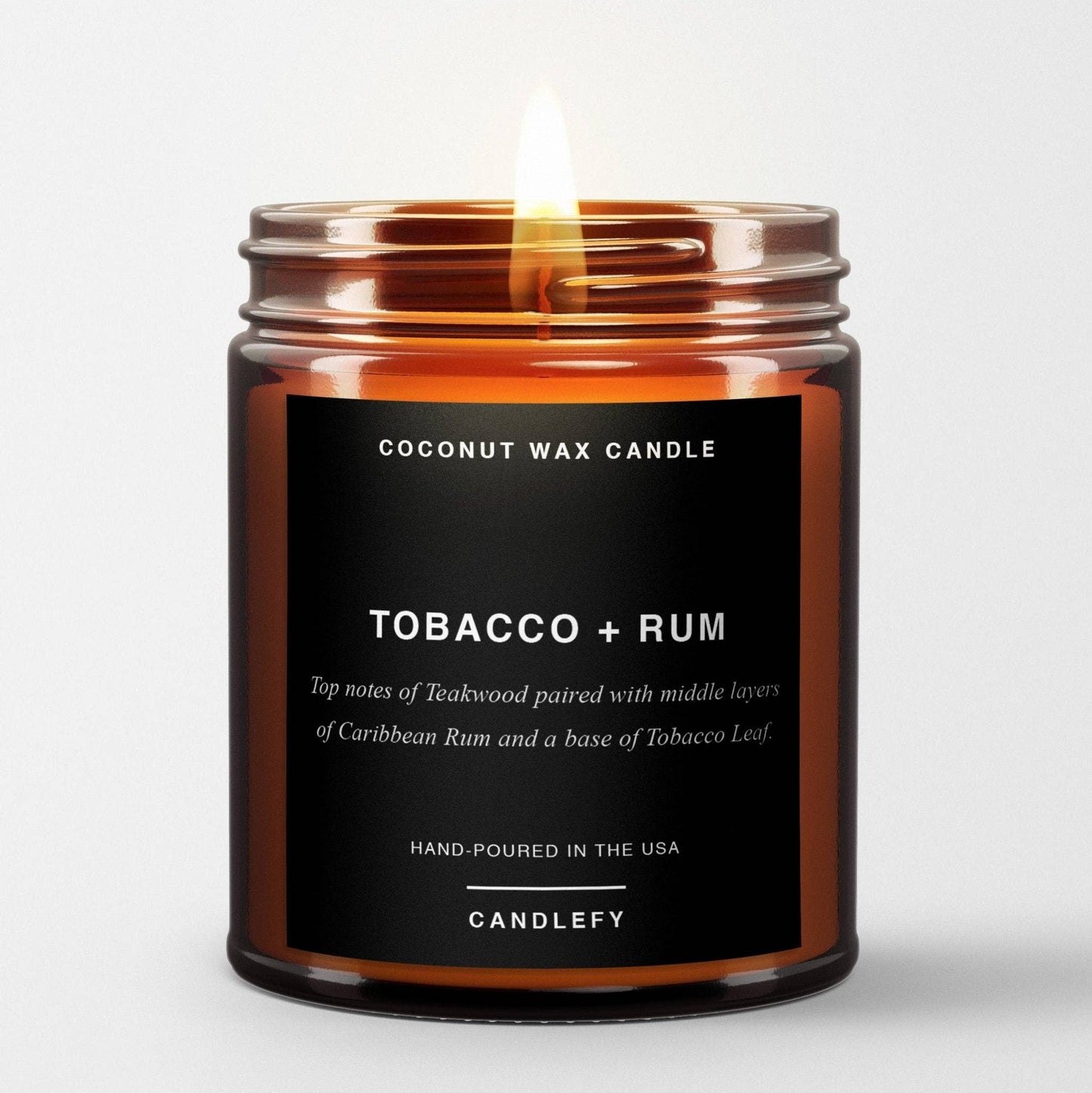 Tobacco + Rum Scented 8oz