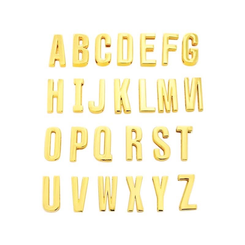 Gold Slide on Scarf Initials