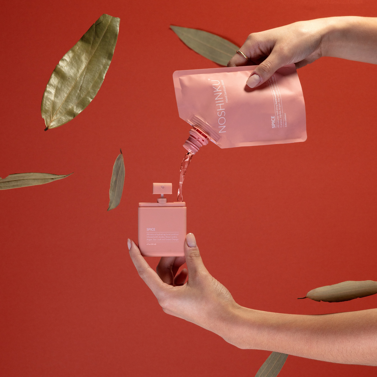 Orange Coriander Moisturizing Hand Sanitizer | Refillable