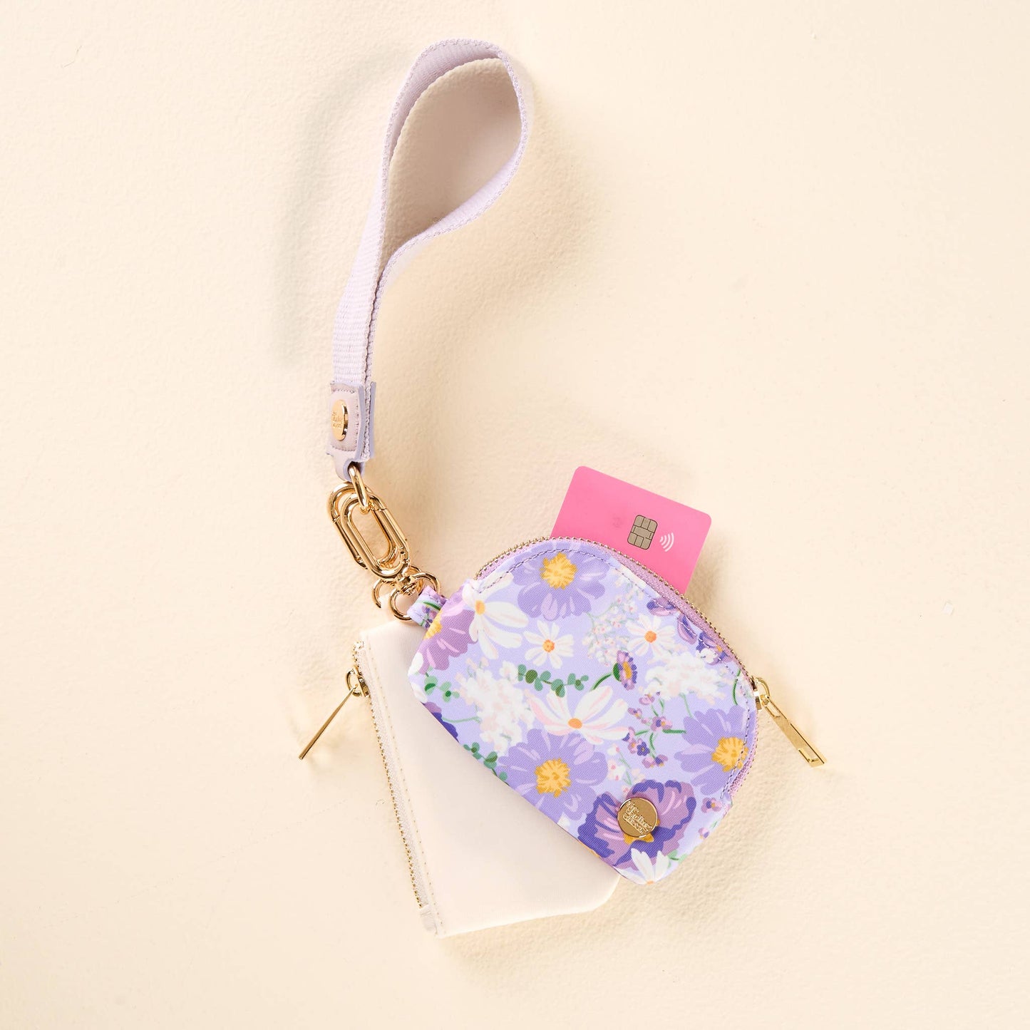 Dynamic Duo Pouch Wristlet | Bouquet Beauty Purple