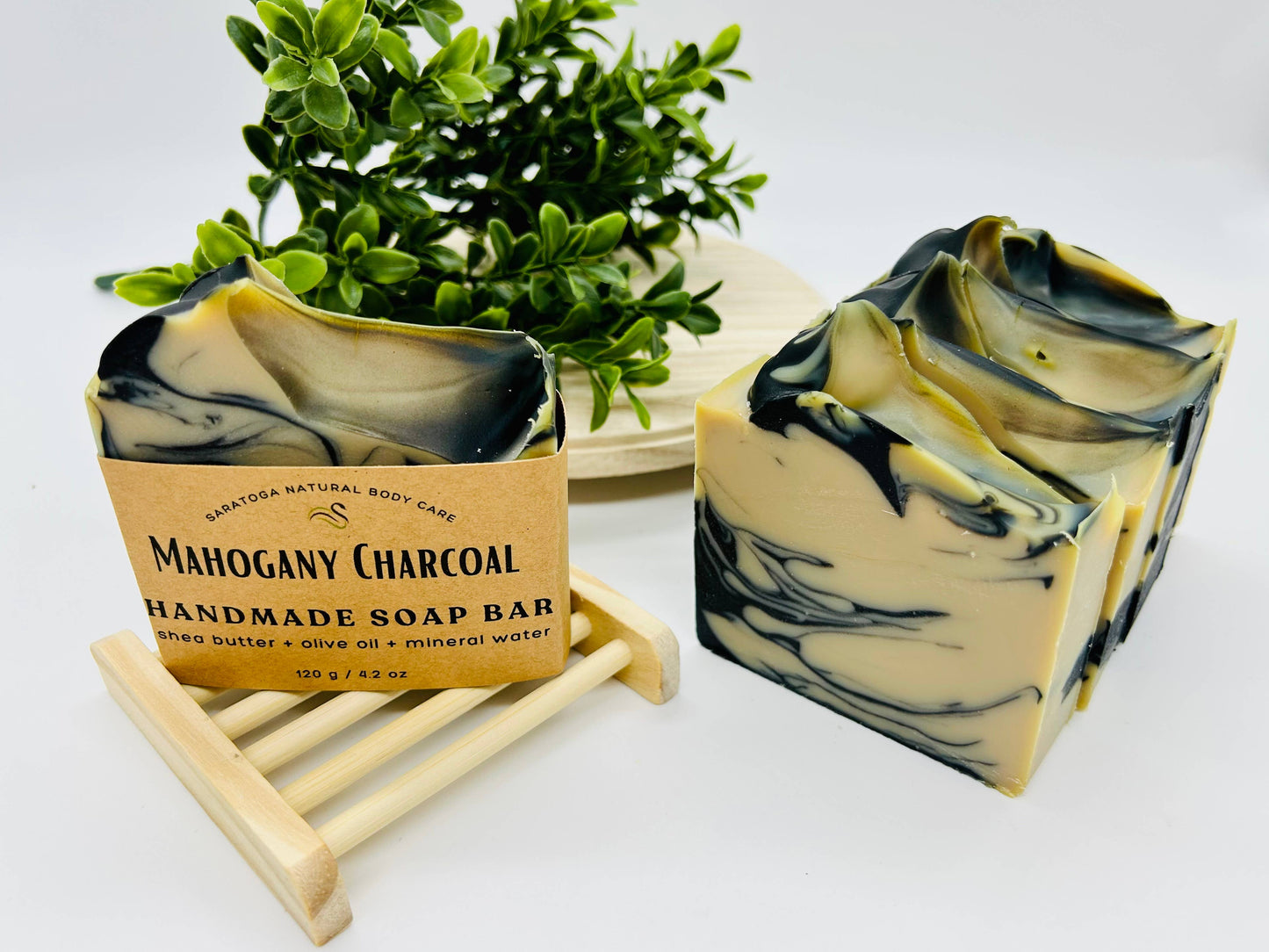 Mahogany Charcoal Handmade Soap Bar