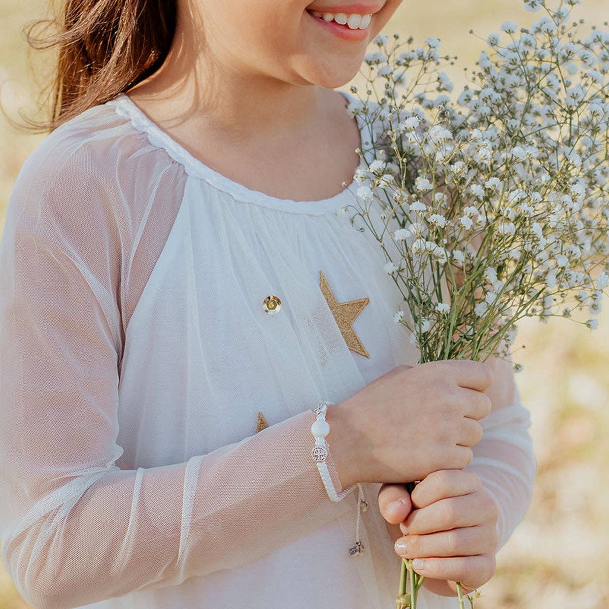 First Holy Communion Pearl Bracelet