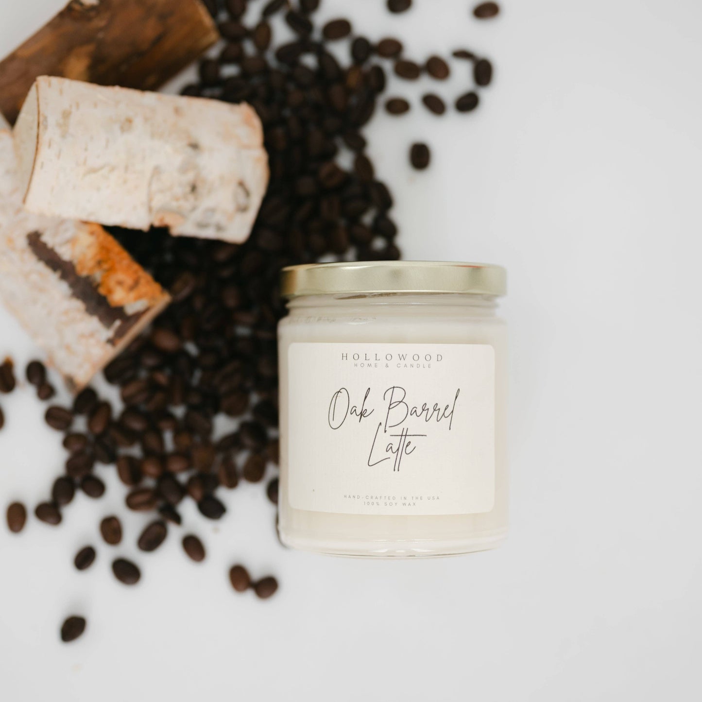 Oak Barrel Latte Candle | 8 oz