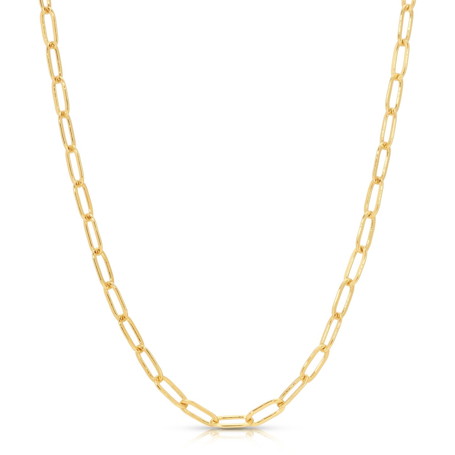 Charm Garden Paperclip Chain | Gold (18-20”)