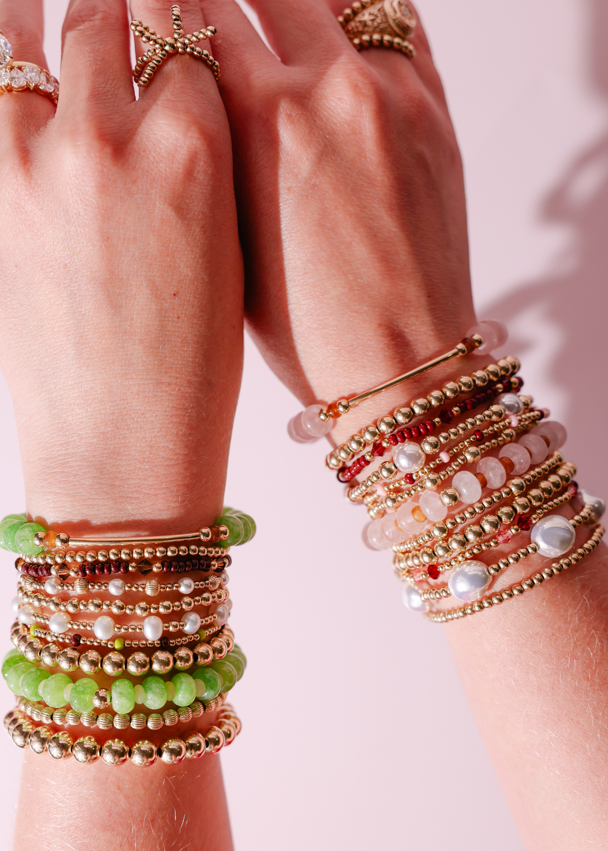 Eleanor Bracelet Burgundy | Standard 6.75”