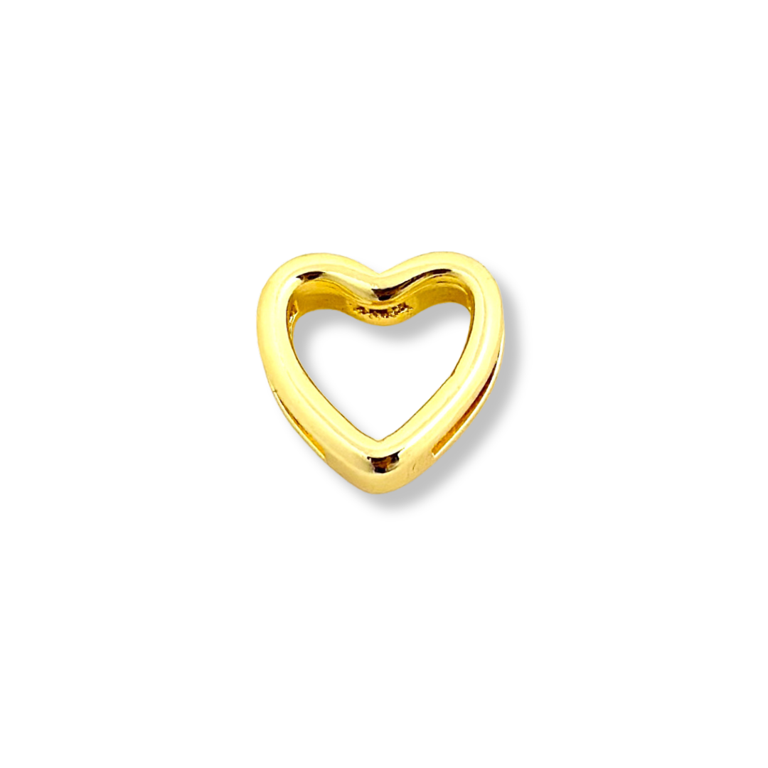 Slider Watch Charm | Heart Outline-Smooth