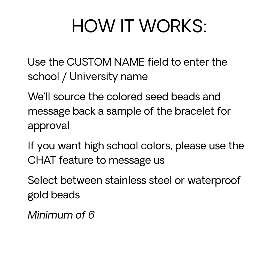 Holy Water Bracelet | Gameday Purple/Yellow