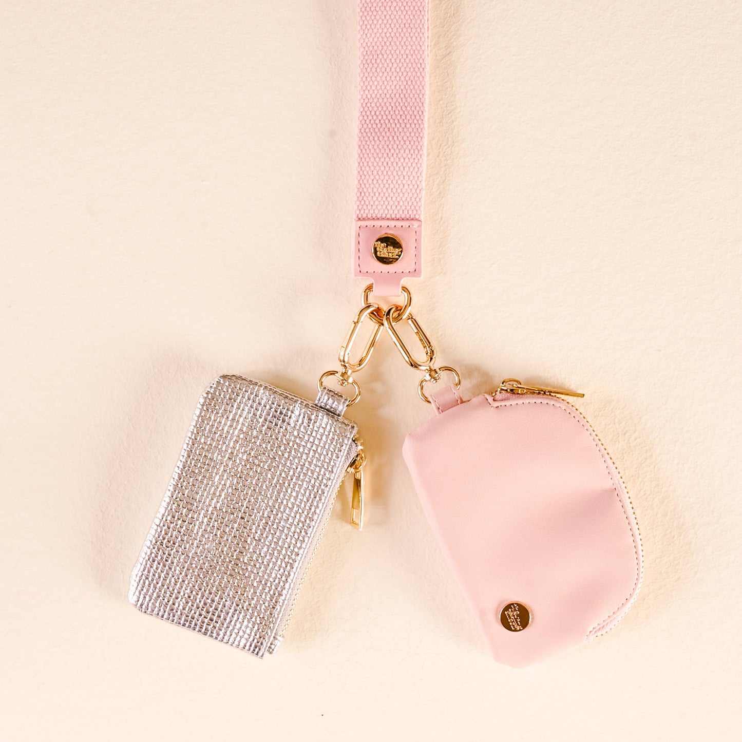 Dynamic Duo Pouch Wristlet | Rosé All Day
