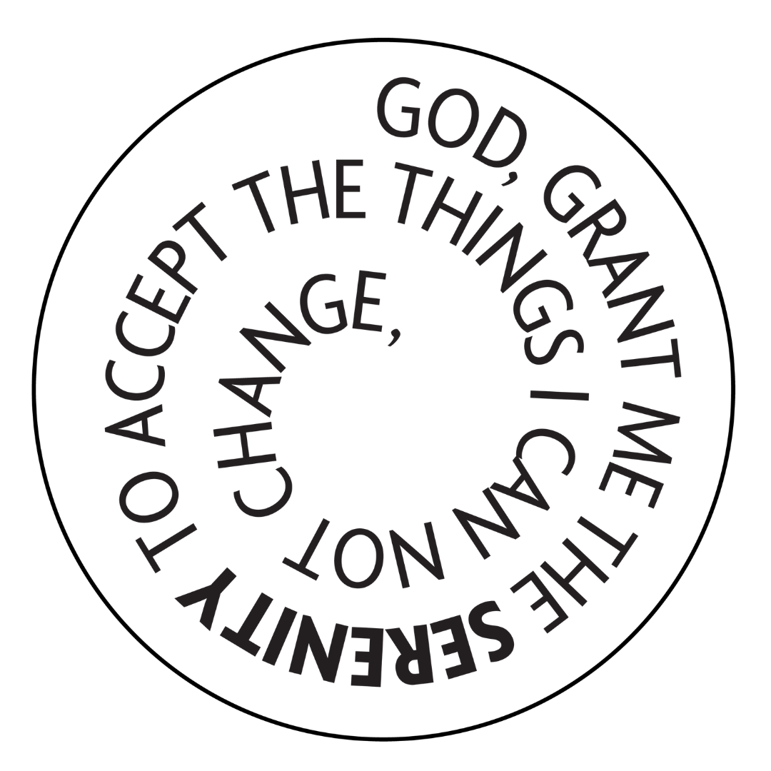 Holy Water Serenity Prayer Bracelet | Yellow Gold