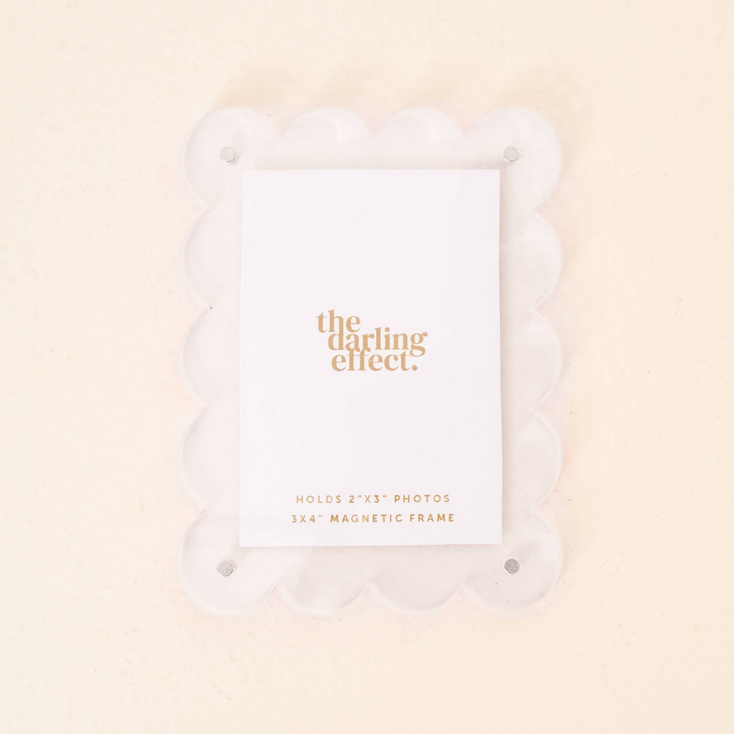 Mini Acrylic Picture Frame Magnet | Clear