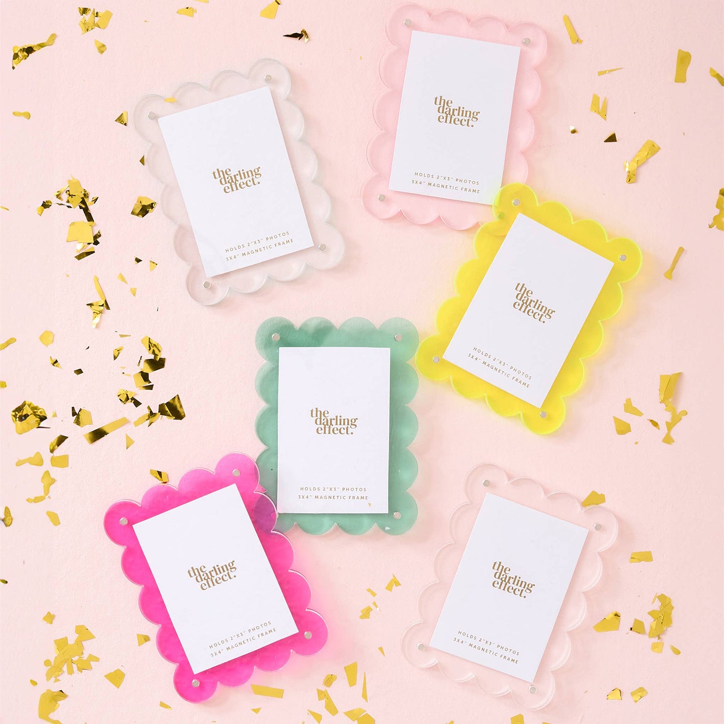Mini Acrylic Picture Frame Magnet | Clear