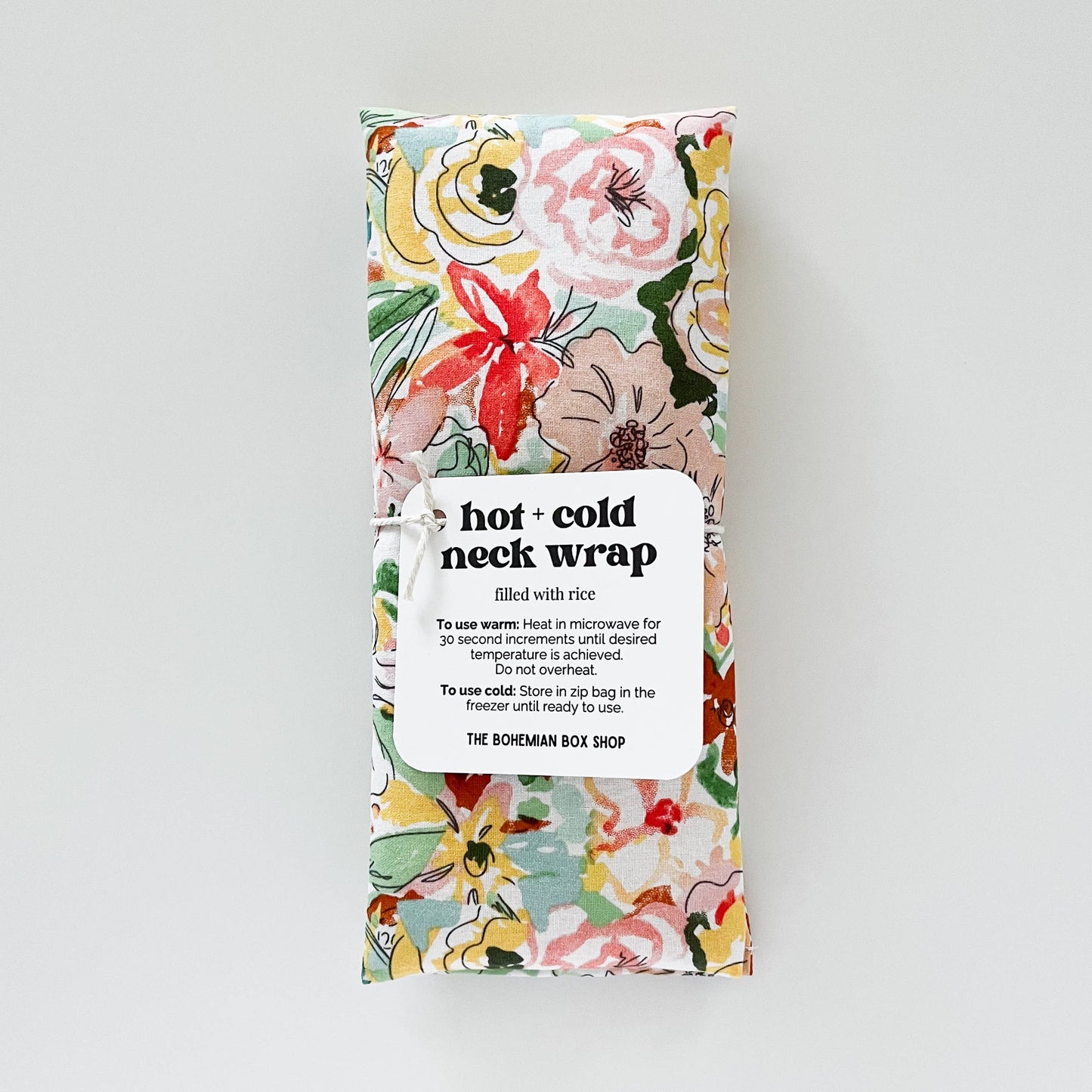 Hot & Cold Therapy Neck Wrap | Packed Watercolor Floral