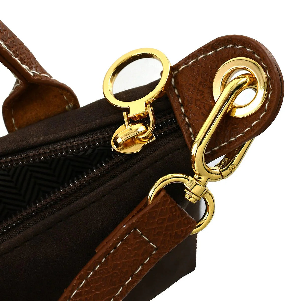 Faux Suede Mini Crossbody Bag