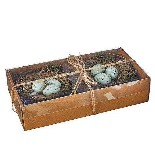 6" Nested Robin Eggs | 2 pack