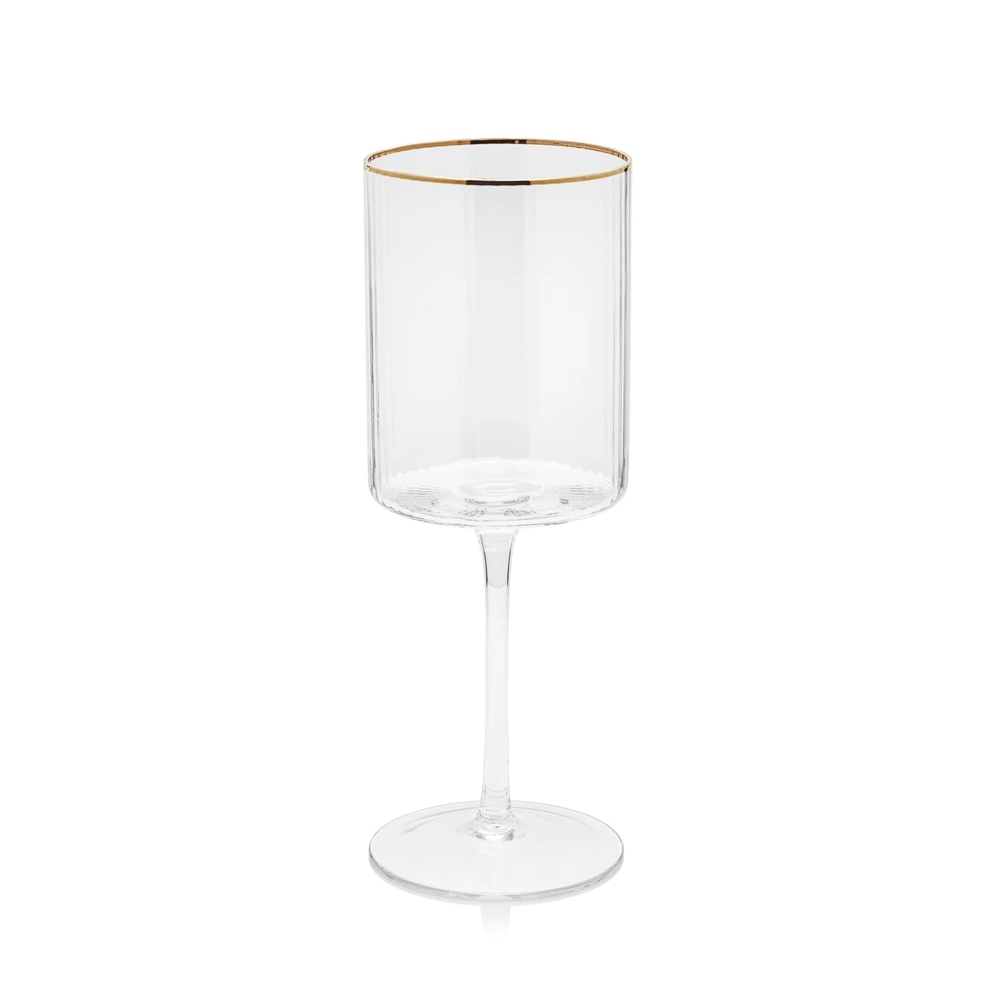 Optics Ridged Red Wine Glass
