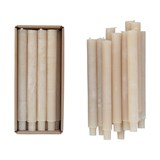 Unscented Taper Candles, powder finish - 2 pack