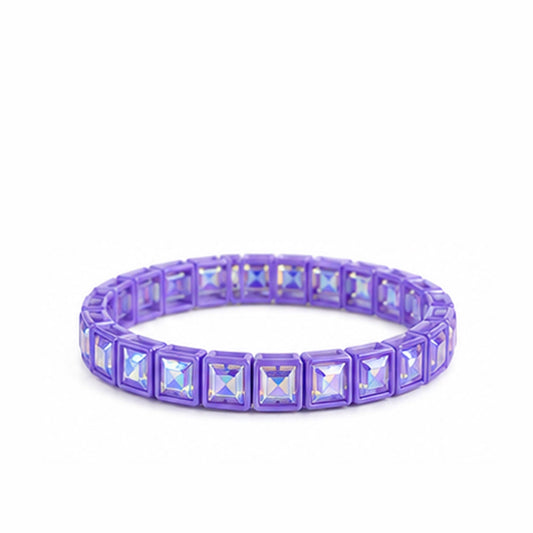 Lavender Rhinestone Bracelet