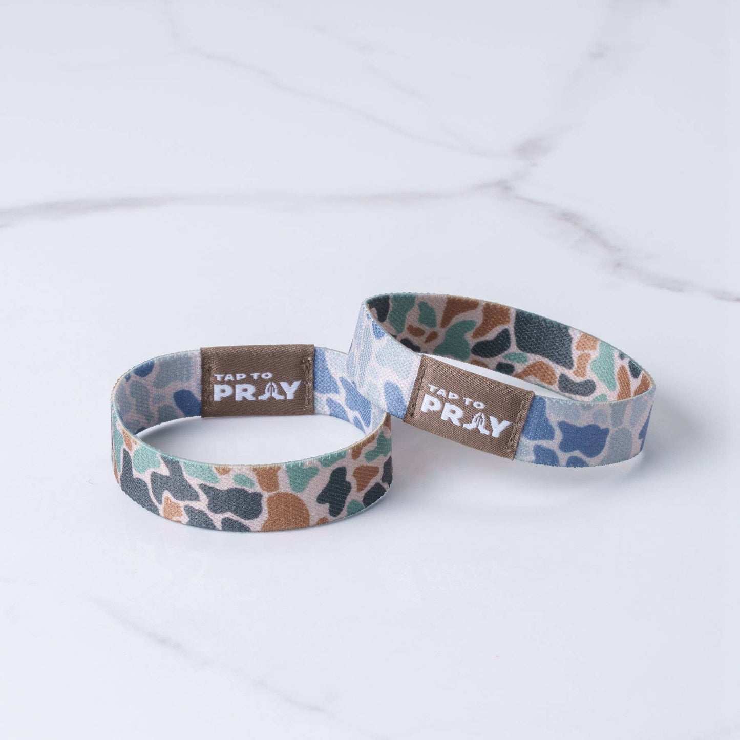 Tap To Pray™ Wristbands | River Rock Camo Classic - Small