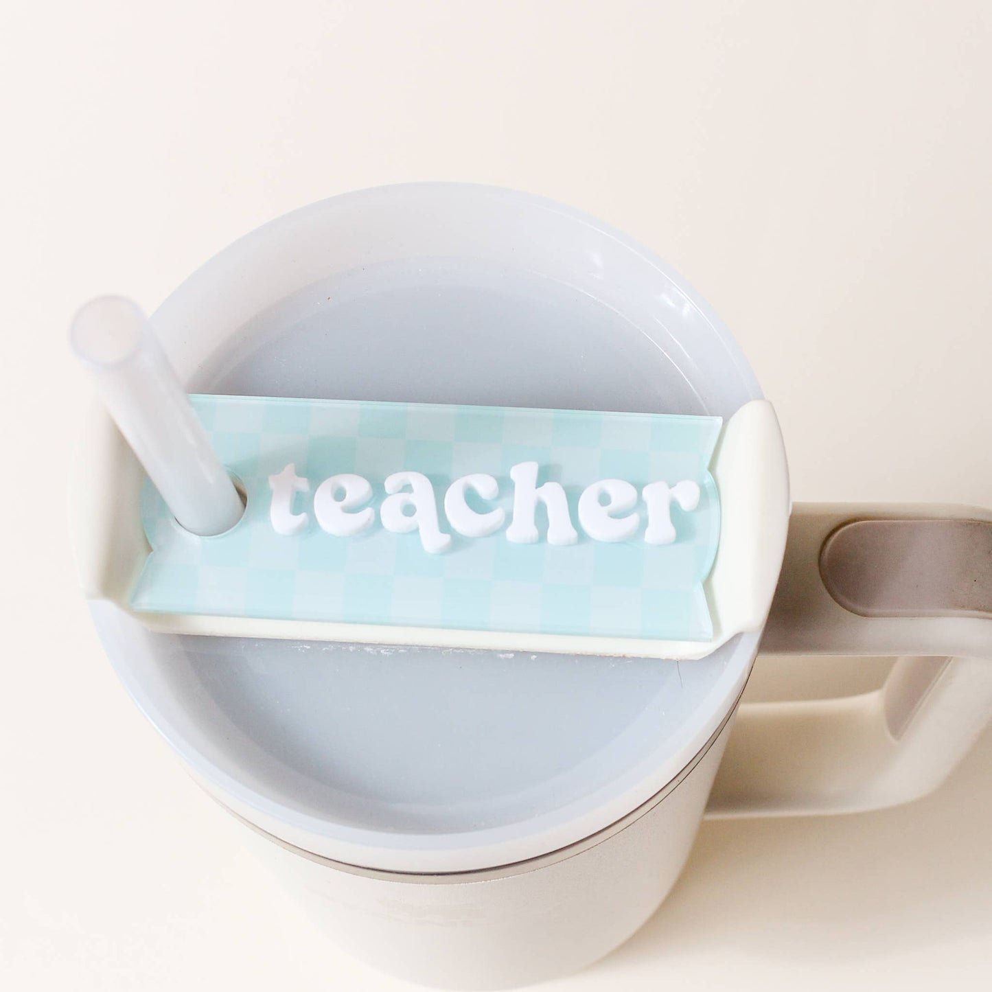 Tumbler Lid Tag | Teacher