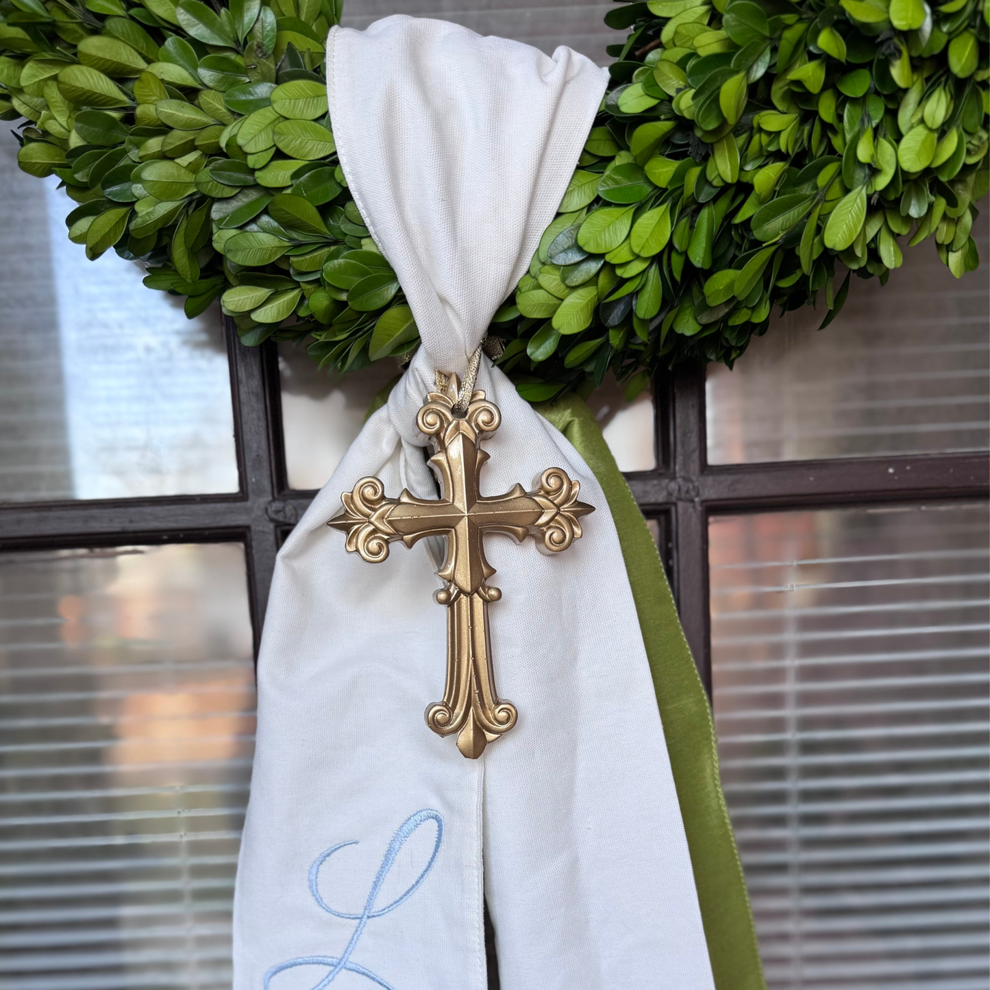 Wreath Ornament | Cross