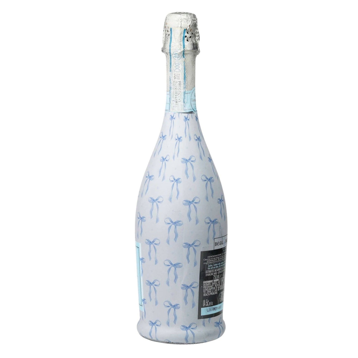 Beau Bottles Wrap | Grand-millenial Blue Bows