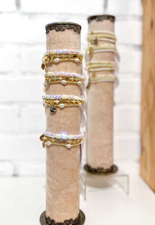 The Gia Stretchy Bracelet Stack