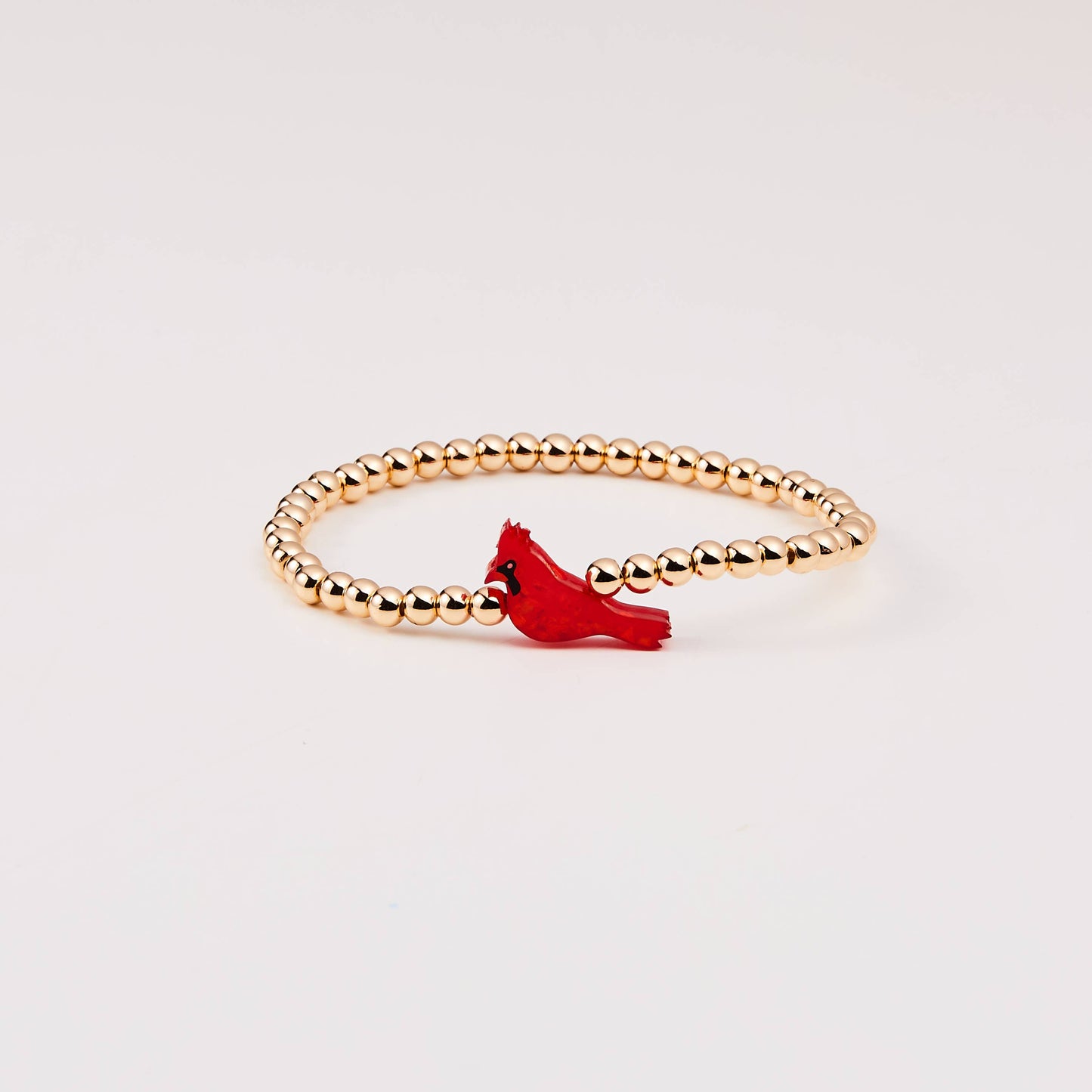 Holy Water Bracelet Red Cardinal | Gold