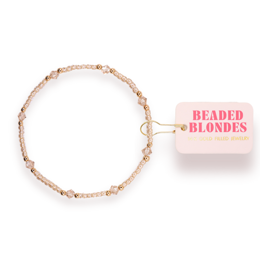 Eleanor Bracelet Champagne | Standard 6.75”