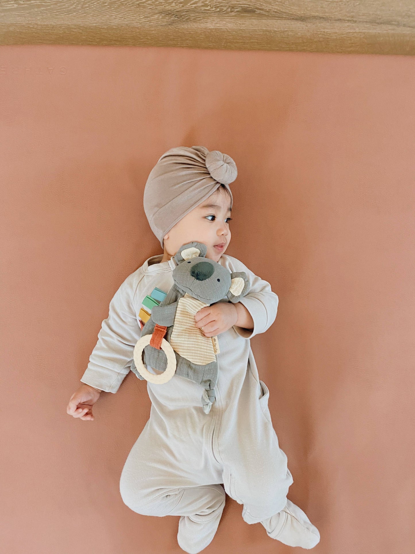 Bunny Bitzy Crinkle™ Sensory Toy w/ Teether