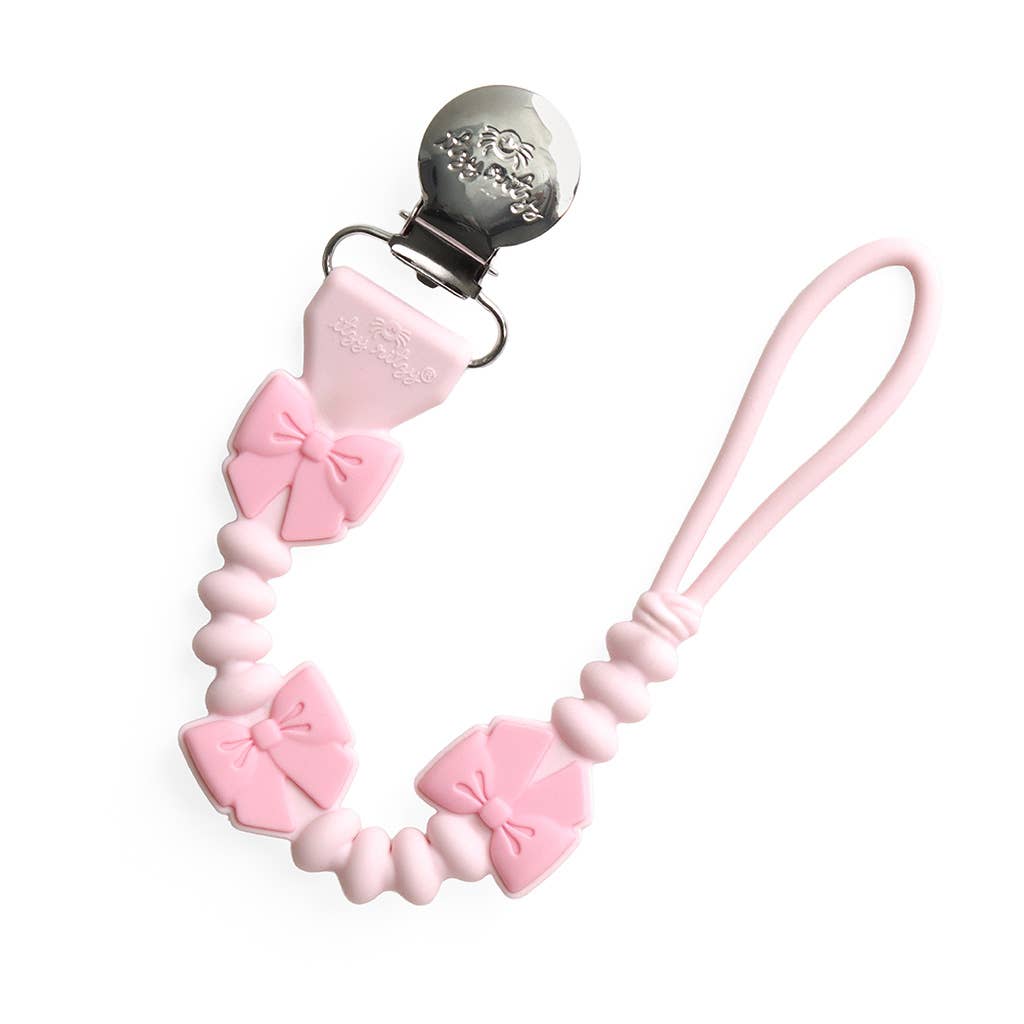Paci Strap Plus™ | Pink Bows
