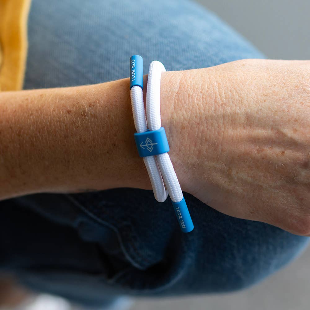 The Prayer I Share Cord Bracelet | COURAGE + STRENGTH