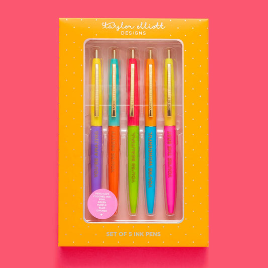 Compliments/Affirmations | 5 Piece Pen Set