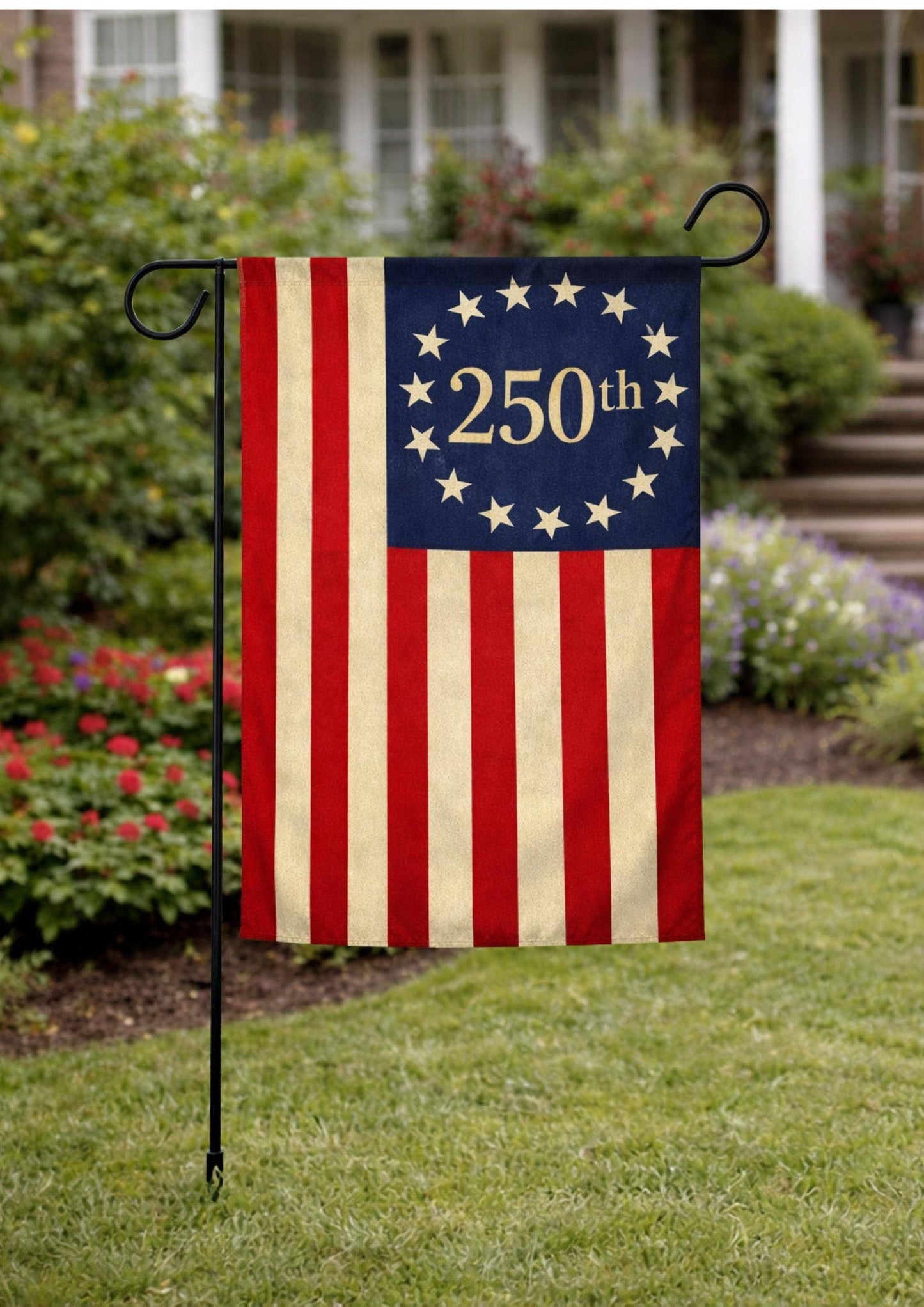 250th Anniversary American Flag Garden Flag