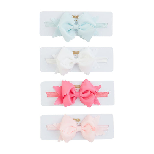 Scalloped Bow Headband