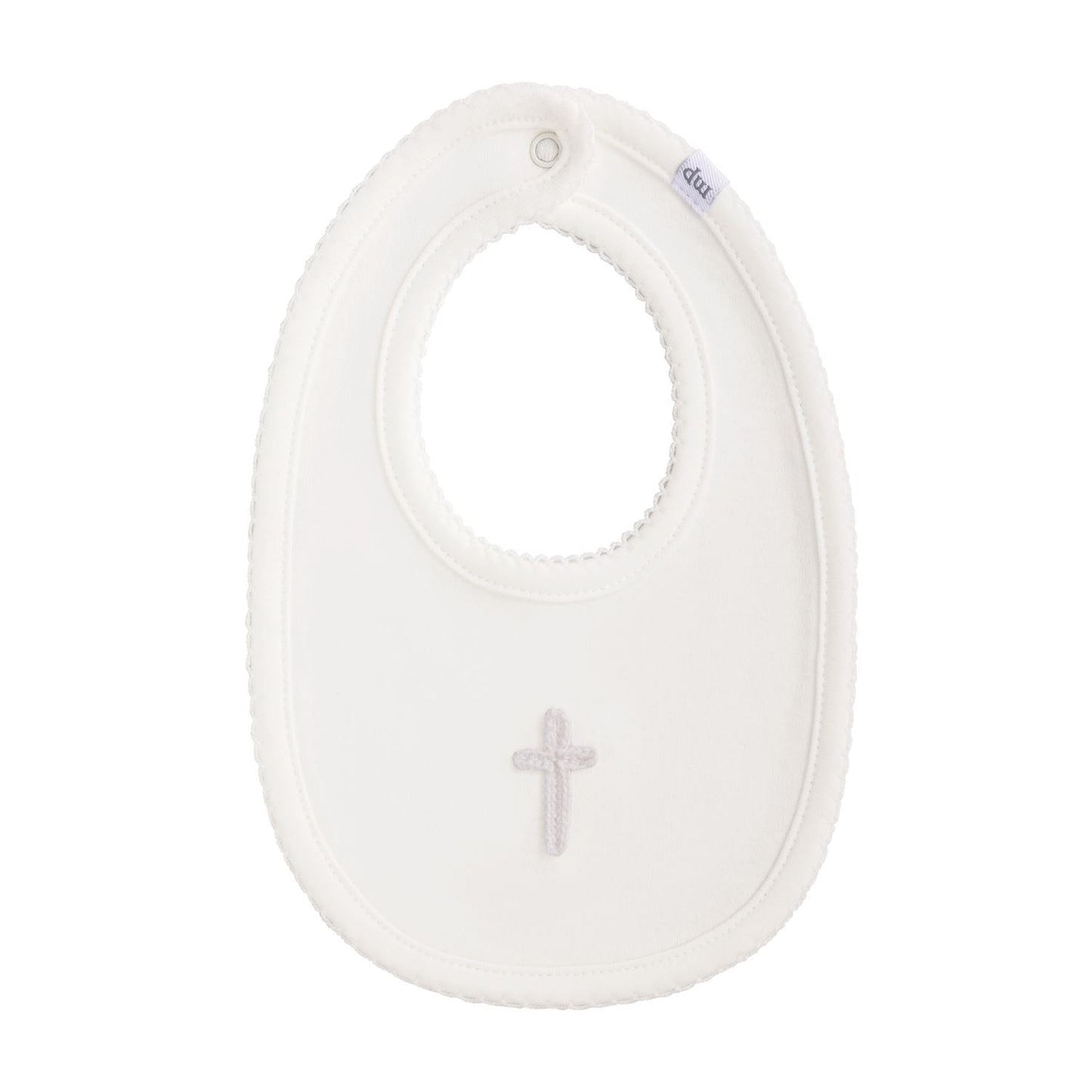 Cross Baby Bib | Ivory