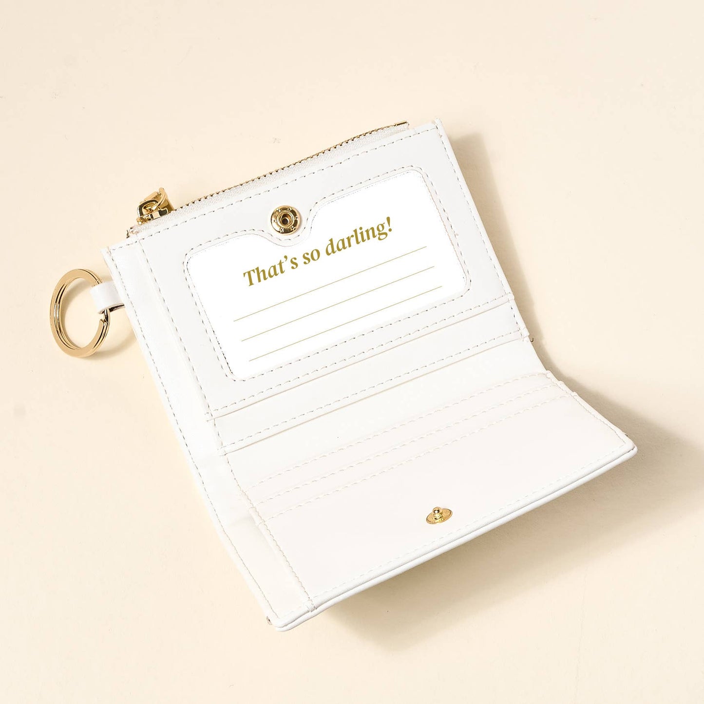Luxe Pocket Wallet | White