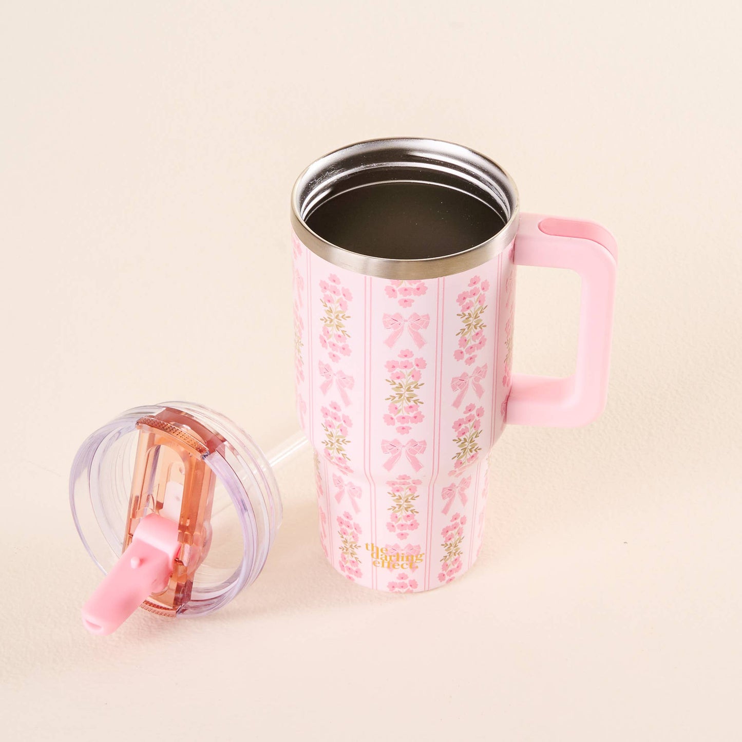 20oz Lifestyle Flip Straw Tumbler | Oh So Fancy Pink