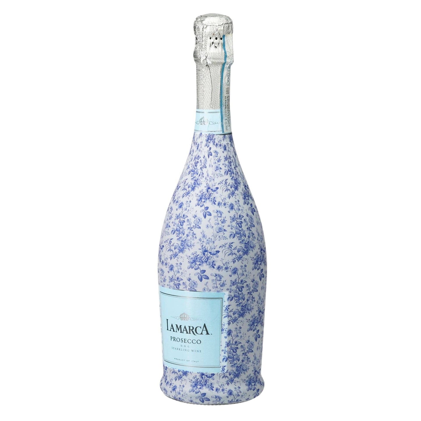 Beau Bottles Wrap | Grand-millenial Blue Floral