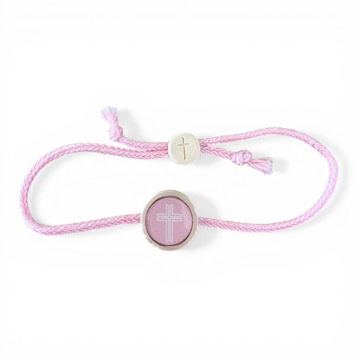 Tap To Pray® Bracelet | Sea Foam + Cross