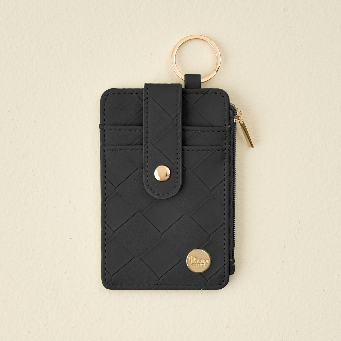 Keychain Wallet | Woven Black