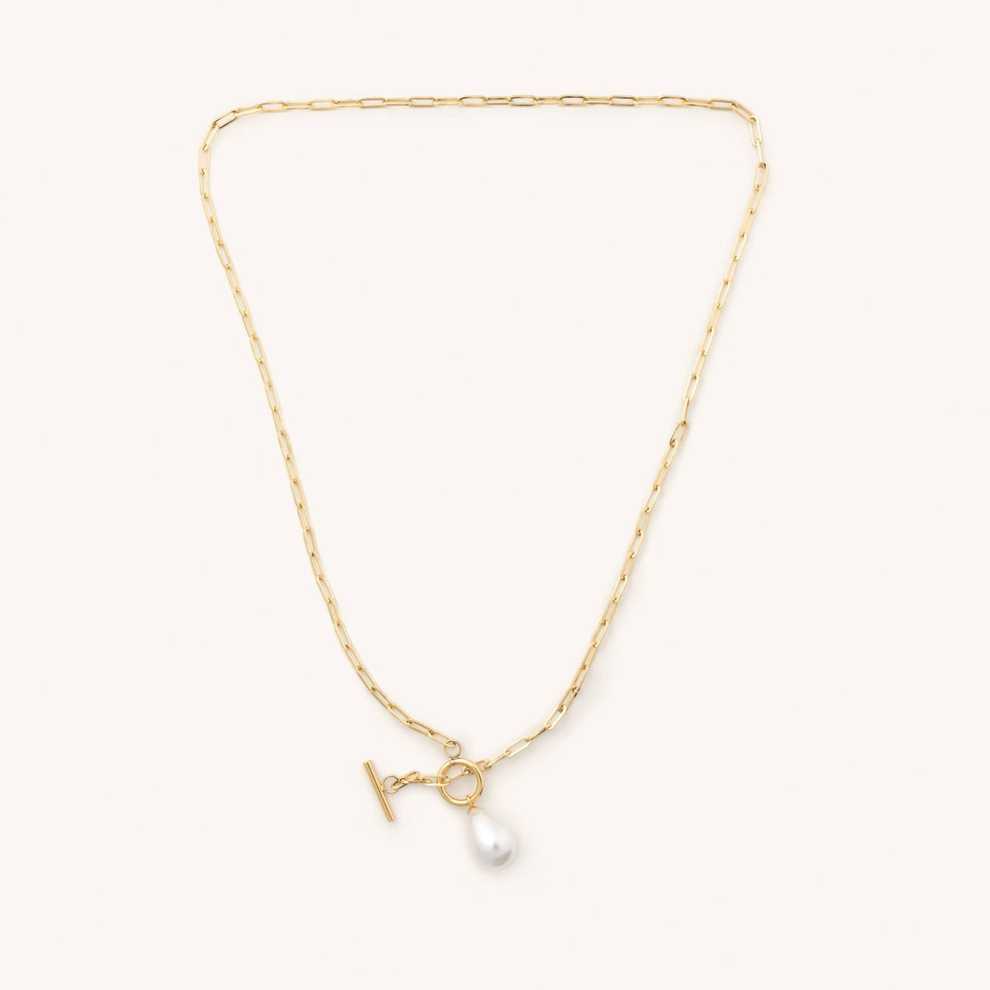 Ursula Pearl Toggle Necklace