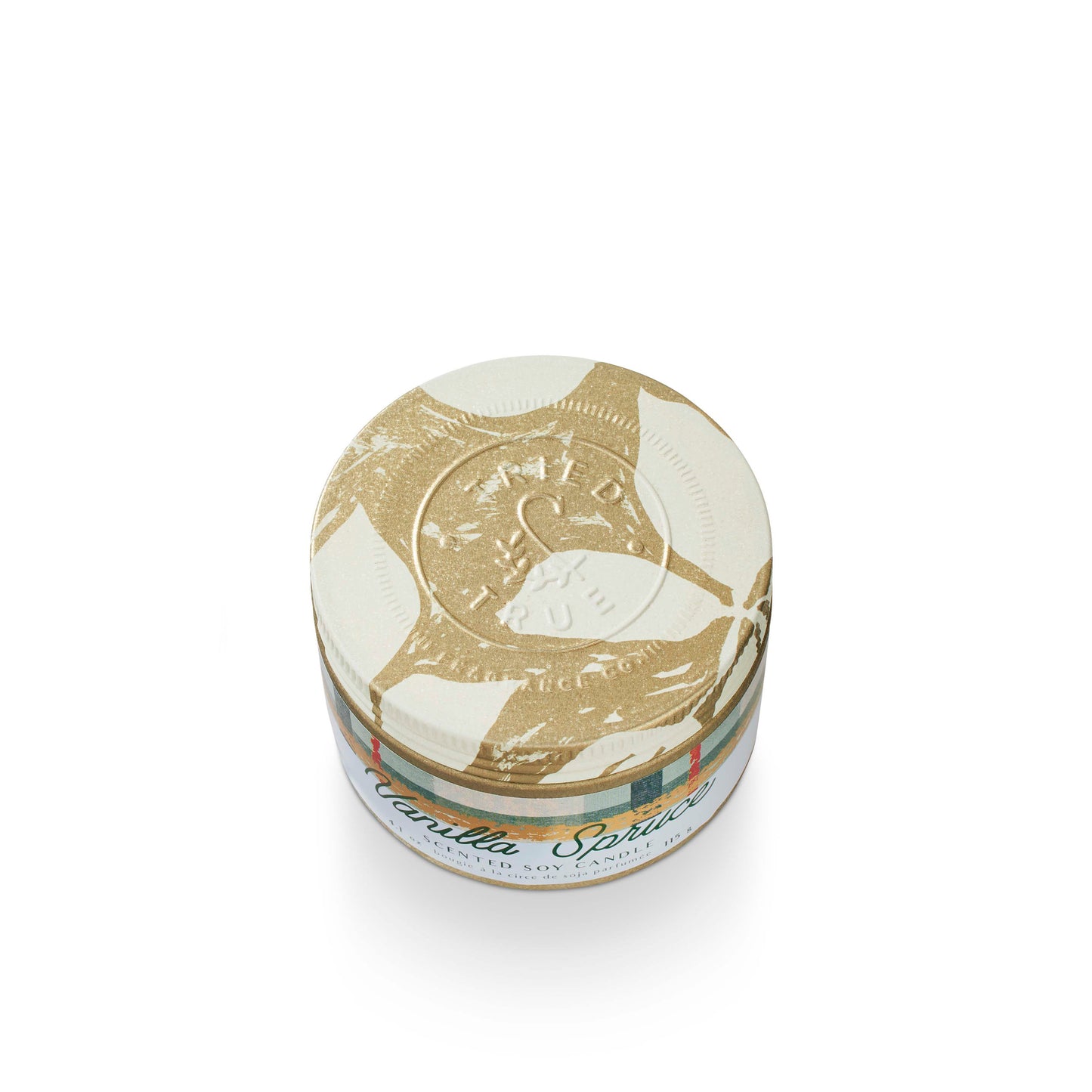 Vanilla Spruce Tin Candle