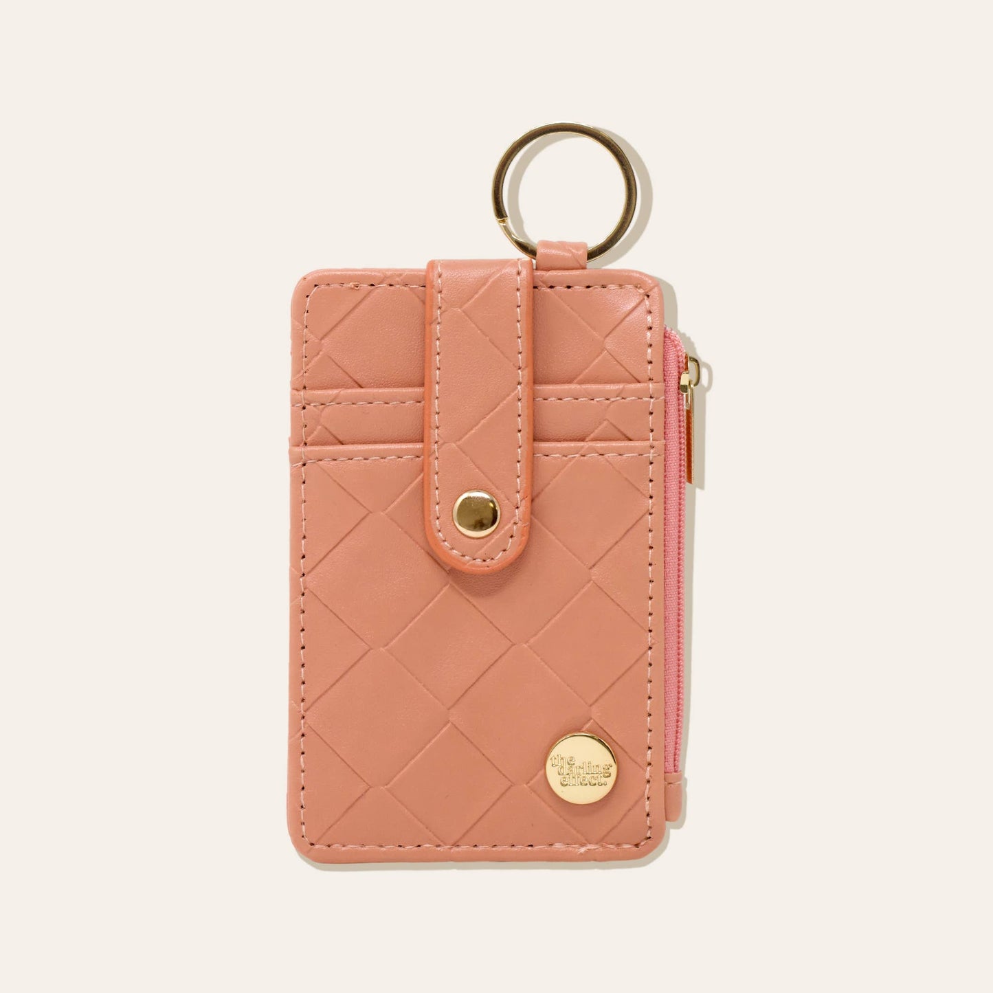 Keychain Wallet | Woven Rose