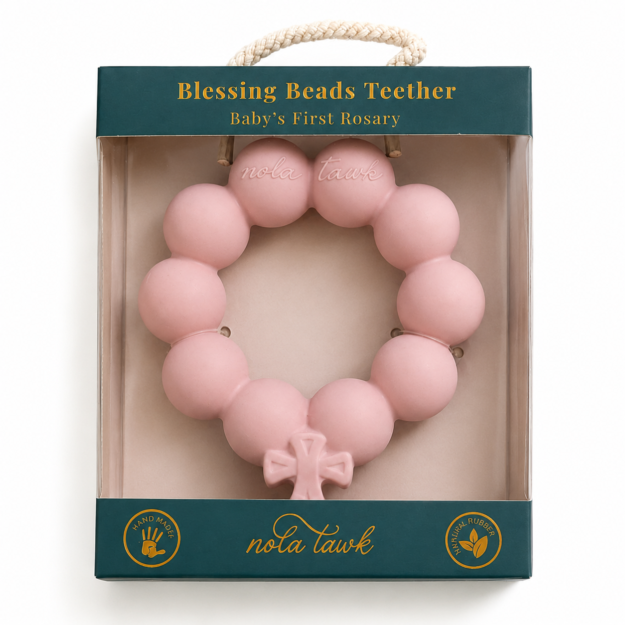Pink Blessing Beads Teether