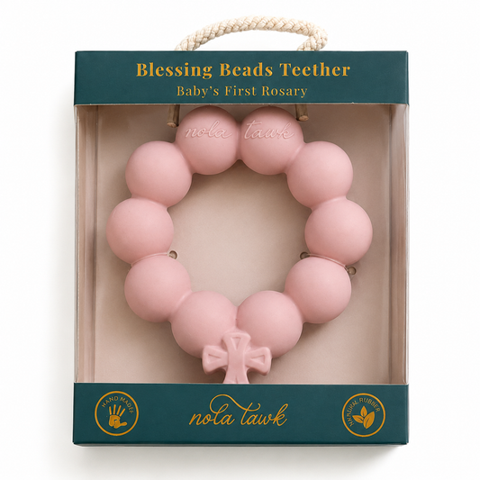 Pink Blessing Beads Teether