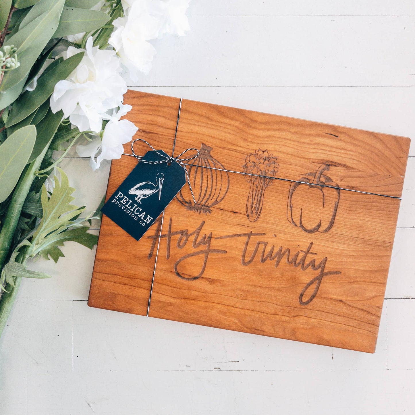 Holy Trinity Cutting Board | 7" x 8"