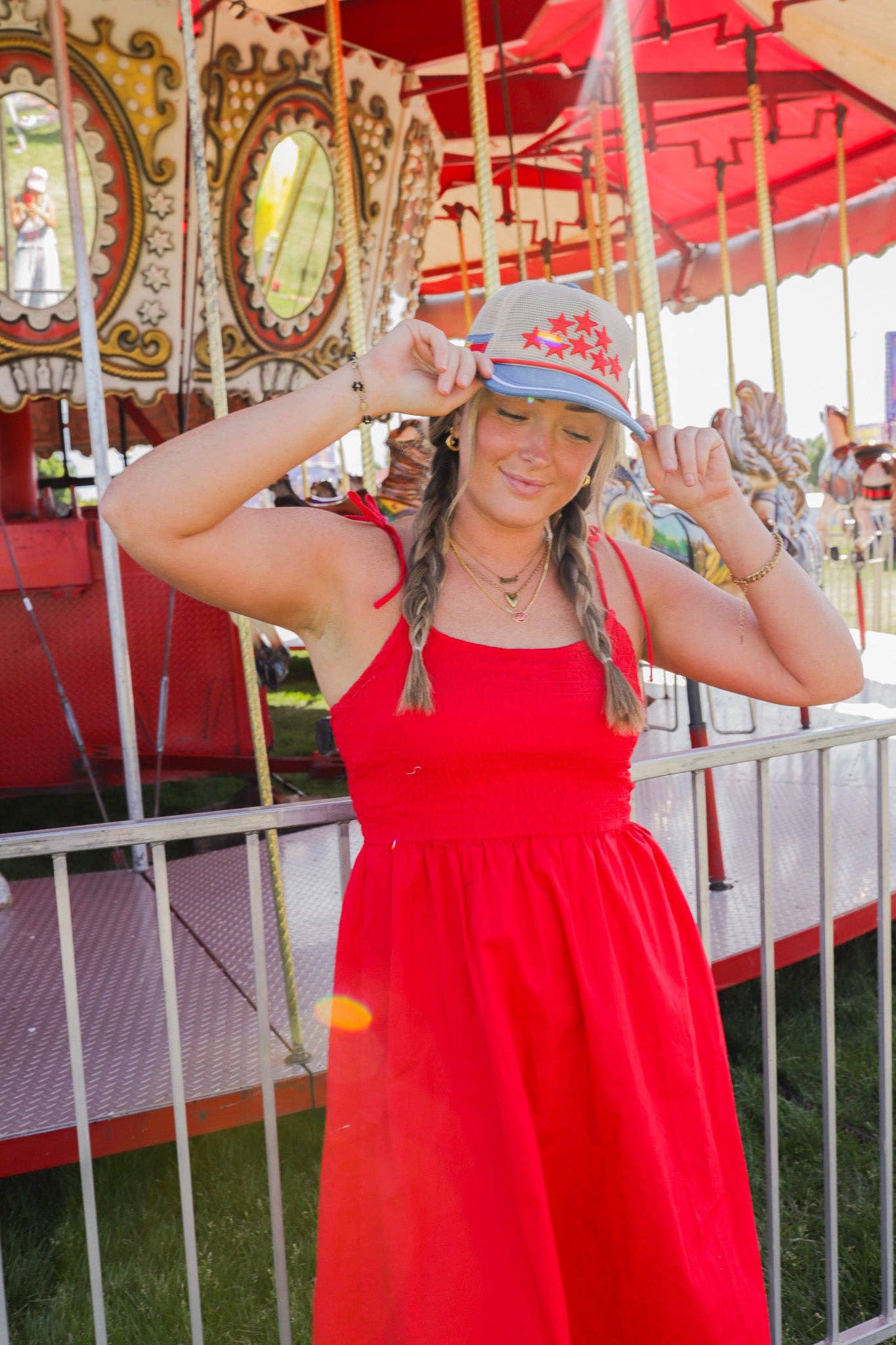 Kaxi Star Girl Mesh Trucker Hat